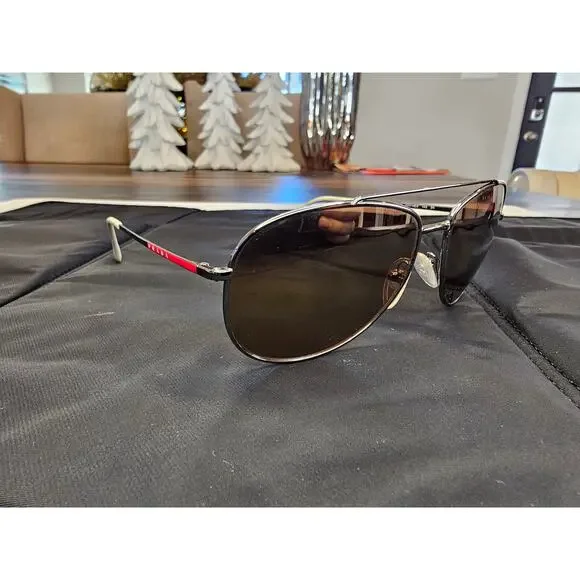 Prada Linea Rossa SPS/55/U 5AV-HD0 Gunmetal Sunglasses 57mm